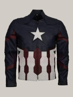 Avengers Age of Ultron Captain America Leather Jacket