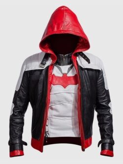 Batman Arkham Knight Red Hood Leather Jacket
