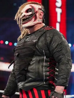 Wrestlemania 37 Bray Wyatt Black Leather Vest New