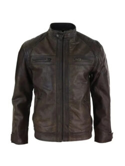 Men's Genuine Classic Biker Jacket