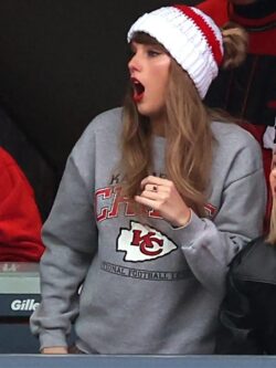 Chiefs Grey Sweatshirt Taylor