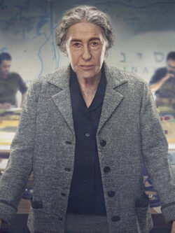 Golda Meir Helen Mirren Grey Coat