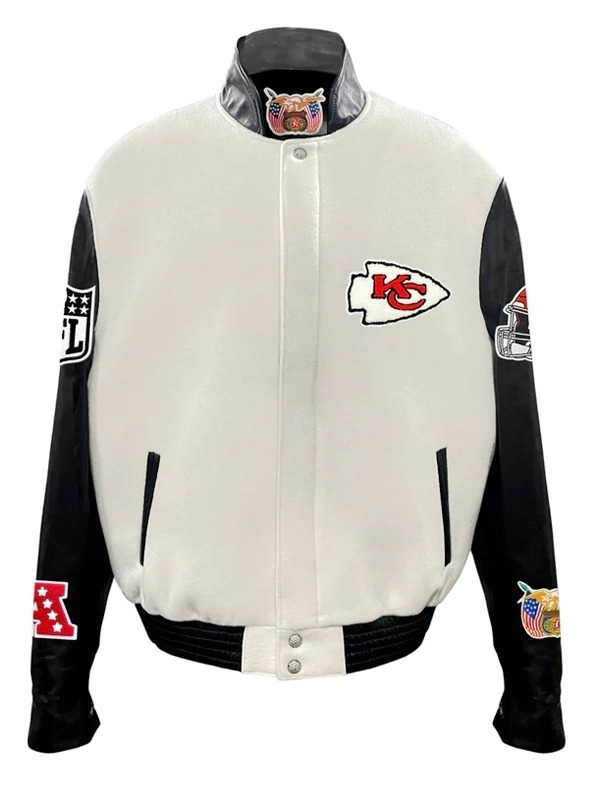 Kansas City Travis Kelce Chiefs Varsity Jacket - Image 2