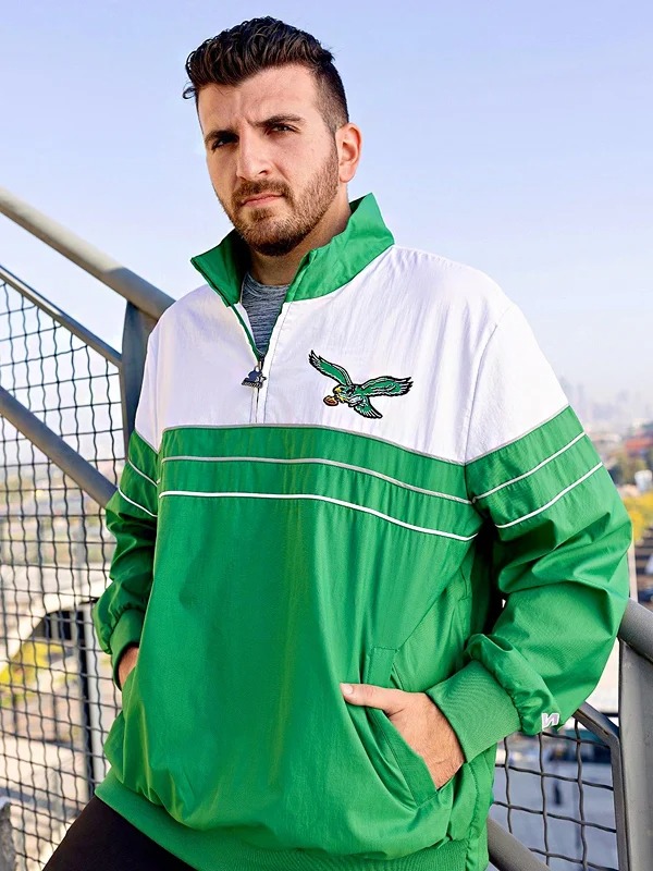 Philadelphia Eagles Kelly Green Starter Jacket - Image 3