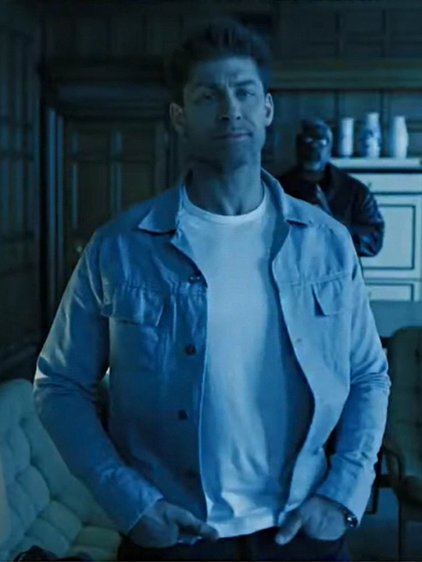 King of Killers Alain Moussi Grey Jacket