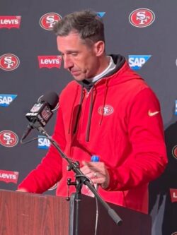 Kyle Shanahan 49ers Half Zip Hoo