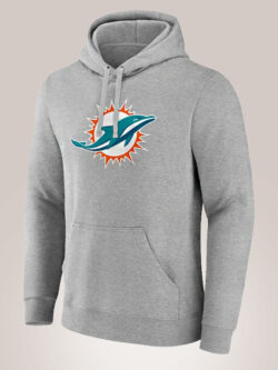 Miami Dolphins Gray Hoodie