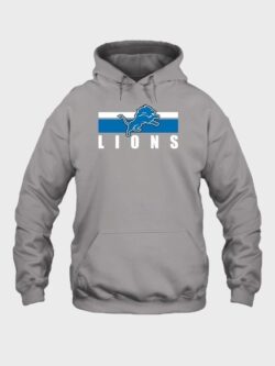 NFL Eminem Detroit Lions Grey Hoodie