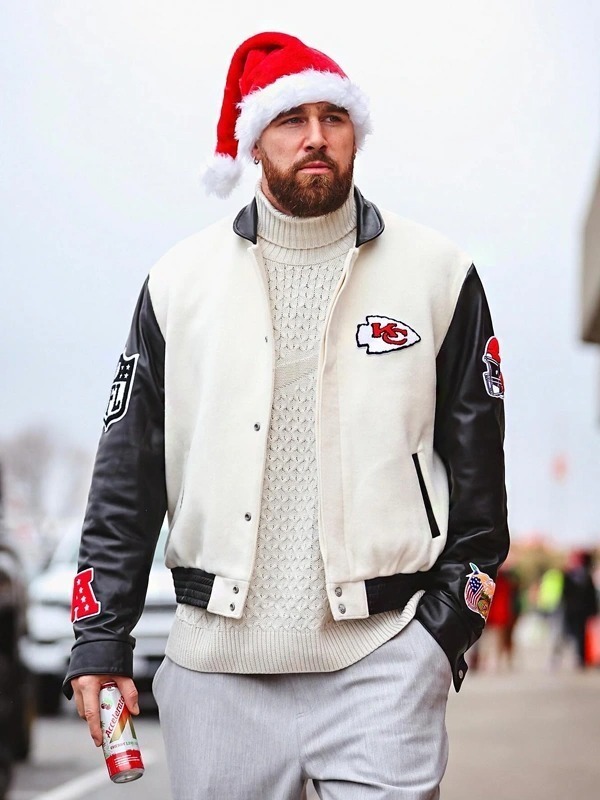 Travis Kelce Chiefs Varsity Jacket