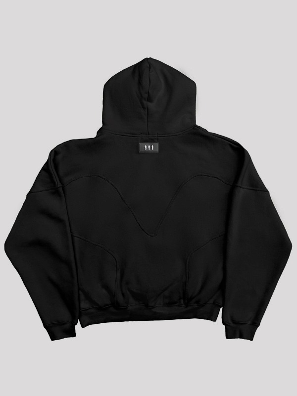 Vitriolic Black Oversized Hoodie