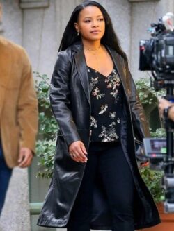 A Journal For Jordan Chanté Adams Leather Coat
