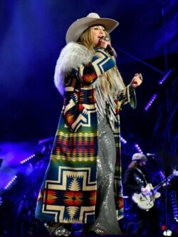 Lainey Wilson Shearling Coat