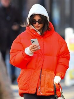 Emily Ratajkowski Puffer Jacket