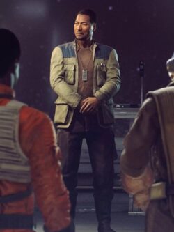 Lindon Javes Star Wars Squadrons Leather Jacket