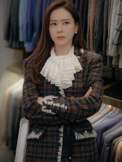 son ye-jin fashion jacket as yoon seri in Crash landing on you