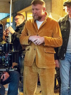 Director Guy Ritchie 2024 TV Series The Gentlemen Brown Velvet Suit For Sale