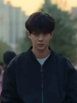 Lee Tang Movie A Killer Paradox 2024 Choi Woo-sik Black Bomber Jacket