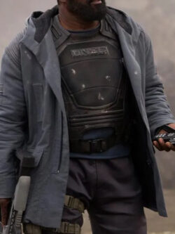 Captain Jacob Keyes Halo Grey Hooded Coat