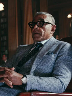 Giancarlo Esposito The Gentlemen 2024 Grey Blazer
