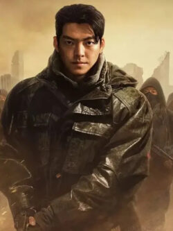 Kim Woo-bin Black Knight 2023 Season 01 5-8 Leather Coat