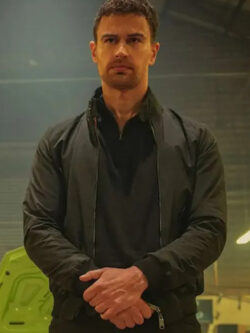 The Gentlemen 2024 Theo James Black Bomber Jacket