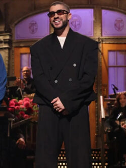 SNL 2023 Bad Bunny Black Oversized Suit