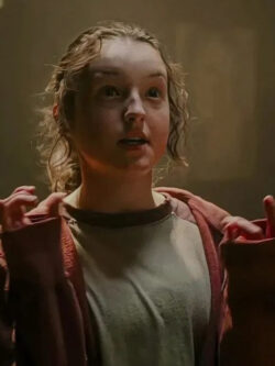 Ellie Williams The Last Of Us 2023 Bella Ramsey Maroon Hoodie