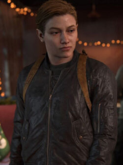 The Last Of Us Part II Abby Anderson Black Leather Jacket