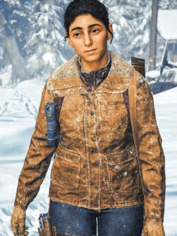 The Last Of Us Part II Game Dina Brown Leather Jacket