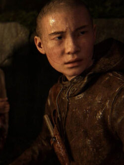 The Last Of Us Part II Lev Brown Hooded Leather Jacket