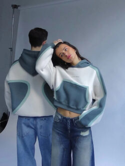 90s Unisex Pine Mint Green Cloud Fleece Hoodie