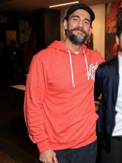 Bret Hart Hitman Orange Hoodie