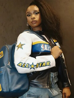 73rd NBA Jennifer Hudson Leather Jacket