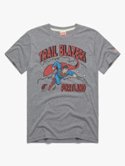 Portland Trail Blazers DC Comics Superman X Shirt