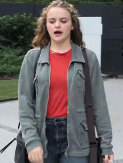 A Family Affair 2024 Joey King Grey Jacket