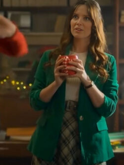 A Vintage Christmas 2024 Merritt Patterson Green Blazer