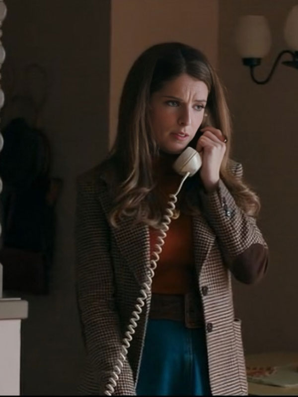 Woman of the Hour Anna Kendrick Check Blazer - Image 2