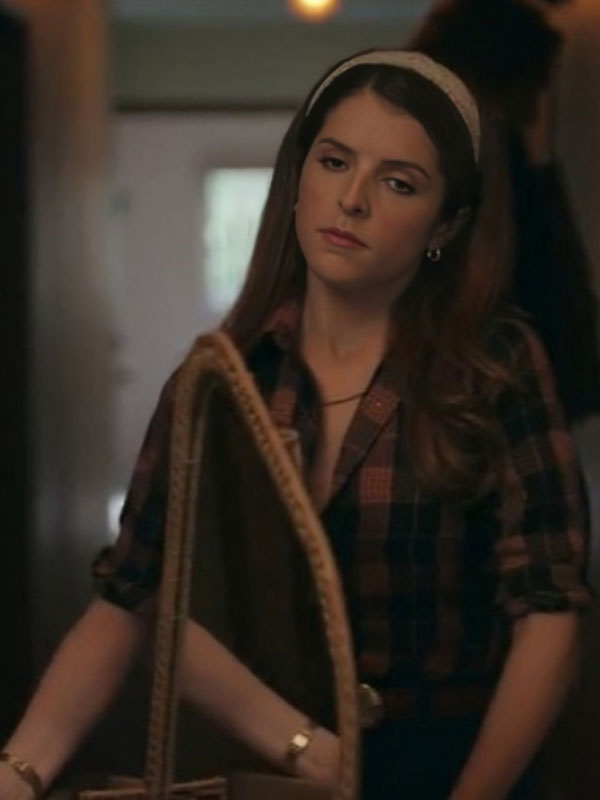 Woman of the Hour Anna Kendrick Plaid Shirt - Image 2