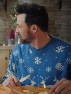 A European Christmas 2024 Philip Boyd Blue Sweater
