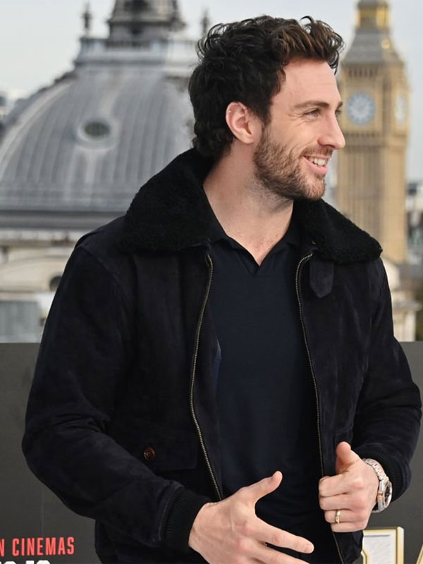 Aaron Taylor Johnson The Hunter Photocall Jacket
