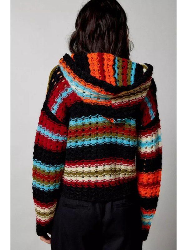 All American Homecoming S03 Gabrielle Crochet Cardigan