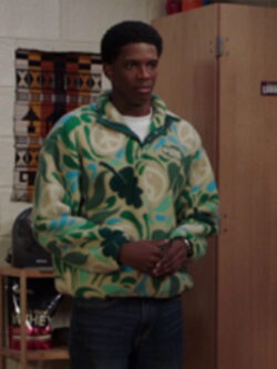 All American Homecoming Season 3 Lando Leaves Print Sweatshirt