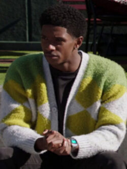 Martin Bobb-Semple All American Homecoming S03 Lando Argyle Cardigan