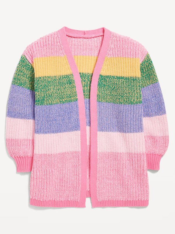 9-1-1 S08 Bailey Leung Rainbow Cardigan