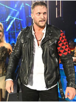 WWE Extreme Rules Kross Black Leather Jacket