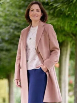 A Scottish Love Scheme 2024 Pink Trench Coat