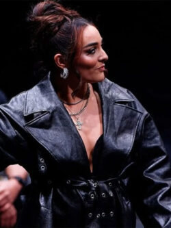 AEW Dynamite Deonna Purrazzo Leather Coat