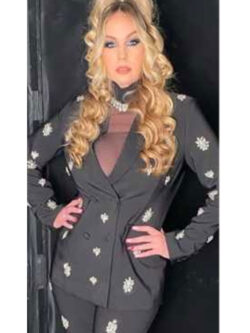 AEW Rampage 2024 Shayna Edwards Embellished Suit