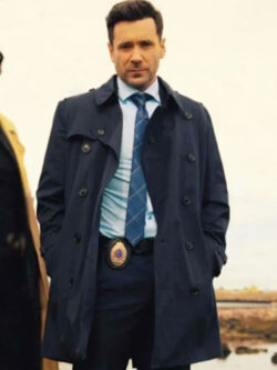 Allan Hawco Saint-Pierre 2025 Fitz Black Cotton Coat