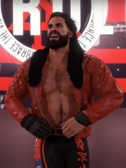 Video Game WWE 2K22 Seth Leather Jacket